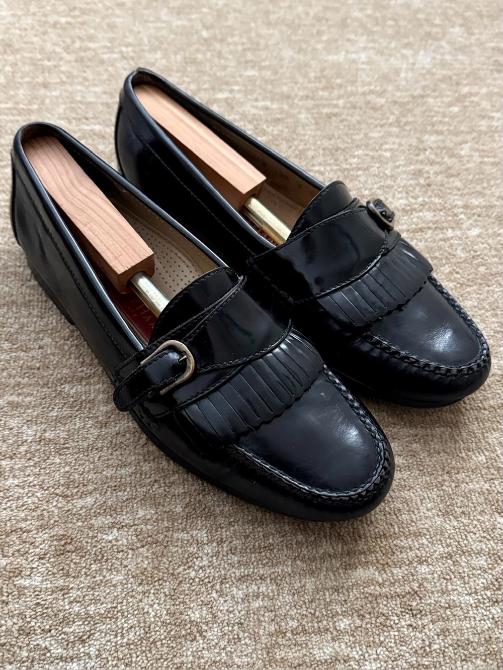 Cole Haan Kiltie Monk Strap Slip On Loafers